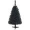 Costway 3ft. Unlit Matte Black Artificial Christmas Tree
